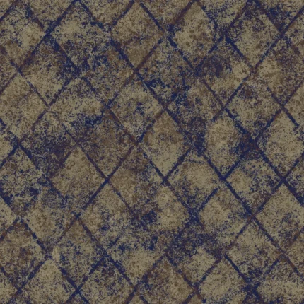 Signature Geometric Wallpaper by Wow - Premium in Beige with Navy