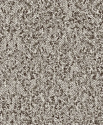 Signature Geometric Wallpaper by Wow - Premium in Brown with Beige