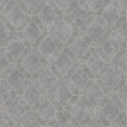 Signature Geometric Wallpaper by Wow - Premium in Light Gray