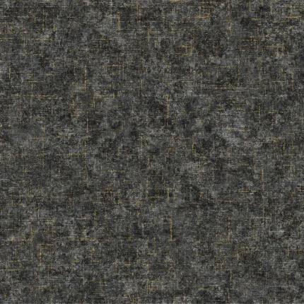 Textil Textured Wallpaper by Wow - Modern in Charcoal with Gold