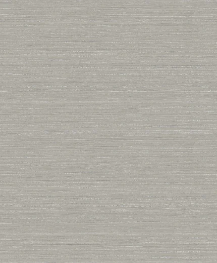 Textil Textured Wallpaper by Wow - Modern in Light Gray with Silver