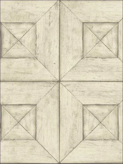 cream wood wallpaper for bedroom by Chesapeake