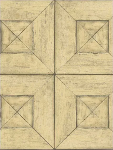 wheat wood wallpaper for bedroom by Chesapeake