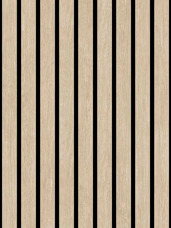 beige wood wallpaper for bedroom by Veer Decor