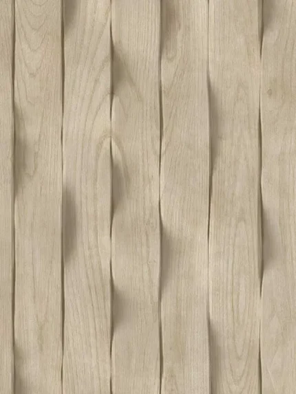 beige wood wallpaper for bedroom by Veer Decor