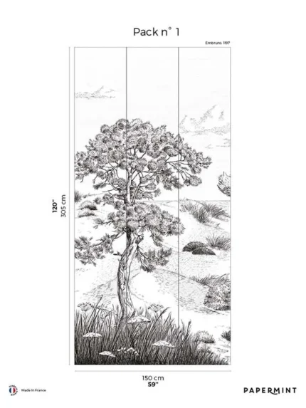 gray patterned wallpaper for bedroom by Veer Decor