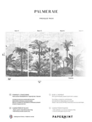 8184-BDL-CL1 Palm Grove Pack 1 2 3 Gray