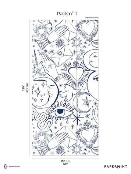 white patterned wallpaper for bedroom by Veer Decor