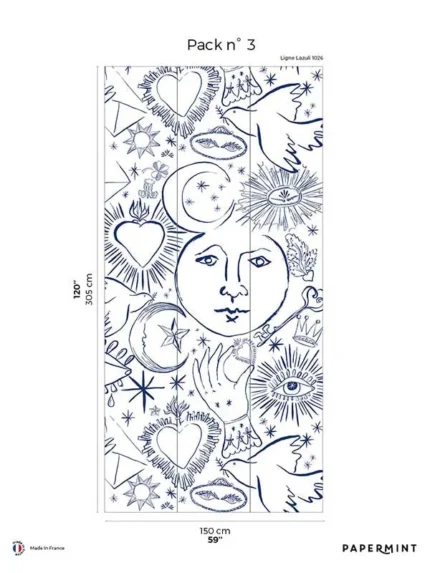 white patterned wallpaper for bedroom by Veer Decor