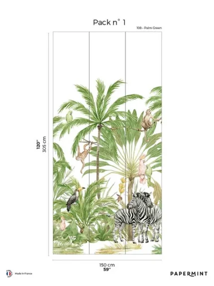 brown botanical wallpaper for bedroom by Veer Decor