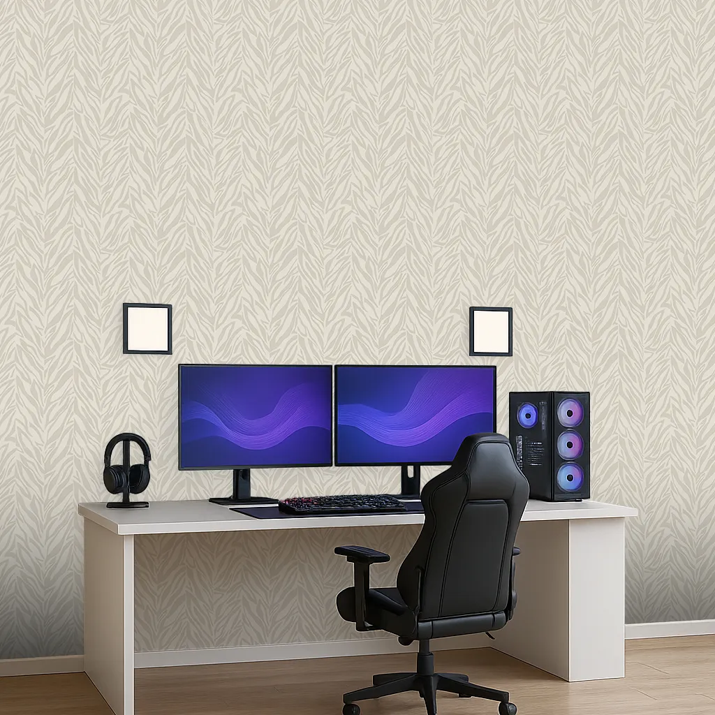 afra-1007-copia Afra Abstract Wallpaper by Wow - Premium in Beige with Light Gray - Image 1