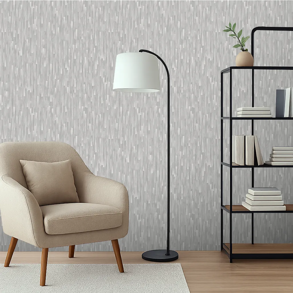 afra-1102-copia Afra Textured Wallpaper by Wow - Modern in Light Gray with White - Image 1