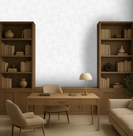 Afra Textured Wallpaper by Wow - Modern in Light Gray with White