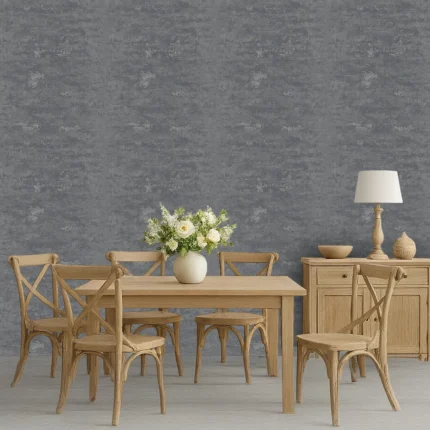 Afra Textured Wallpaper by Wow - Premium in Navy with Light Gray