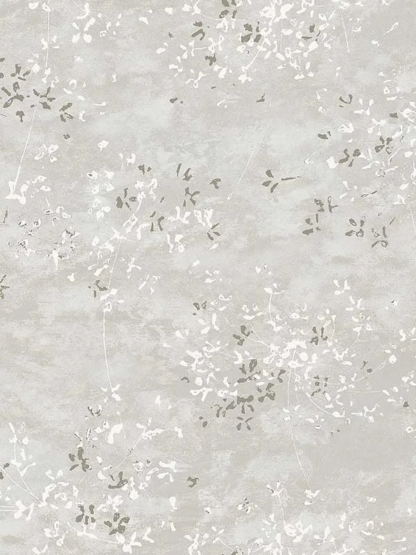 silver patterned wallpaper for bedroom by A Street Prints