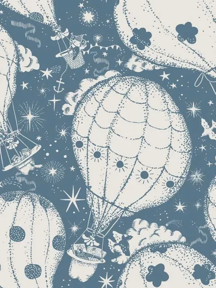 dark blue patterned wallpaper for bedroom by York