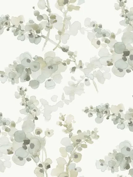 mineral green patterned wallpaper for bedroom by Candice Olson
