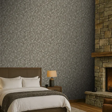 Bosco Geometric Wallpaper by Wow - Premium in Sage Green