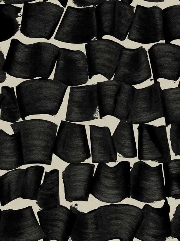 black patterned wallpaper for bedroom by York