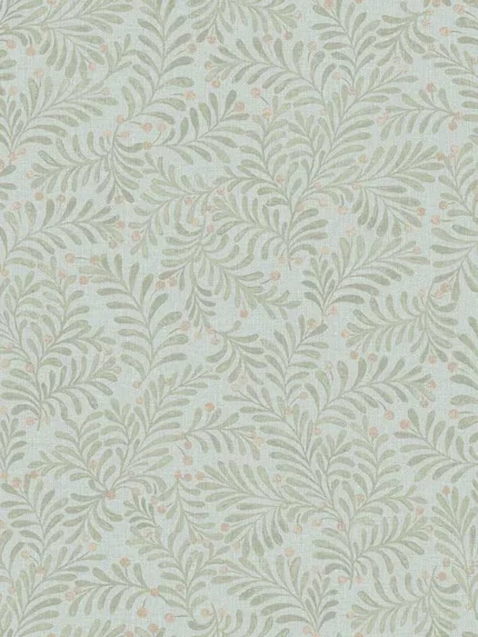 aqua patterned wallpaper for bedroom by Chesapeake