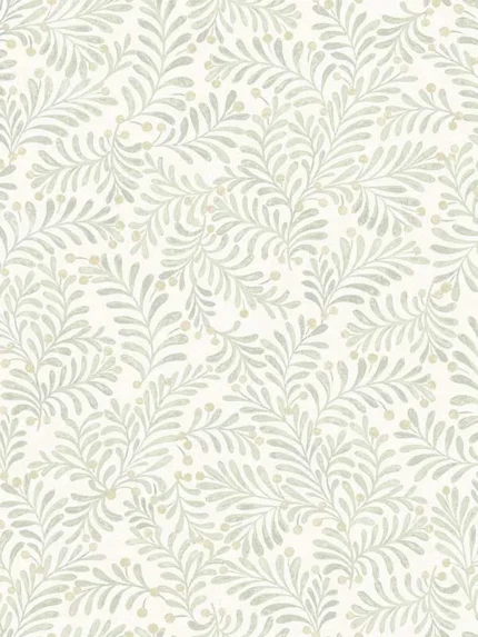 sage patterned wallpaper for bedroom by Chesapeake