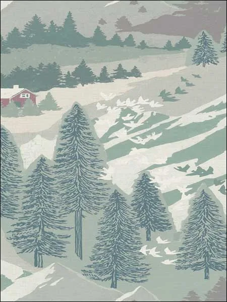 50504 patterned wallpaper for bedroom by Pelican Prints