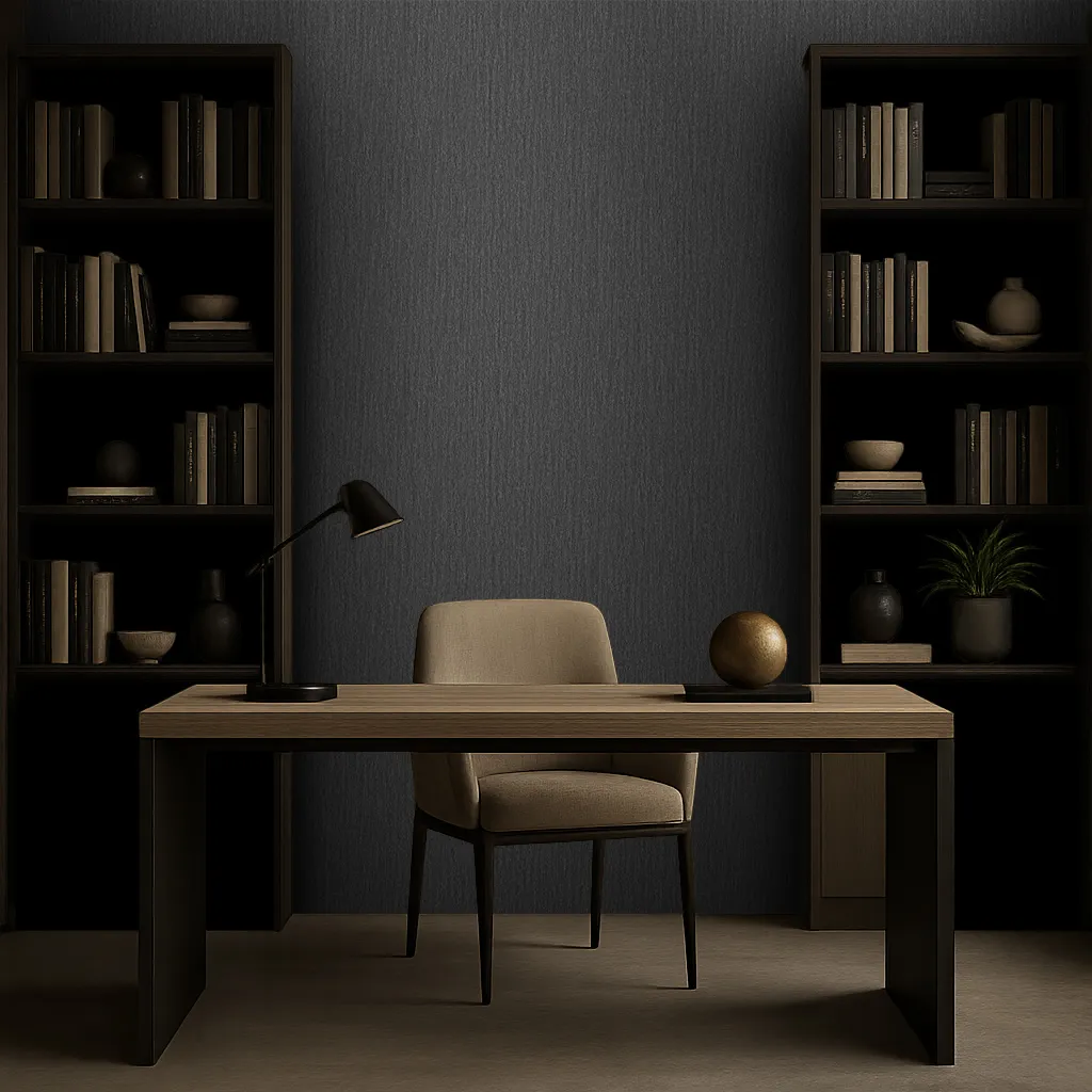 delux-970506-copia Delux Textured Wallpaper by Wow - Modern in Charcoal with Navy - Image 1