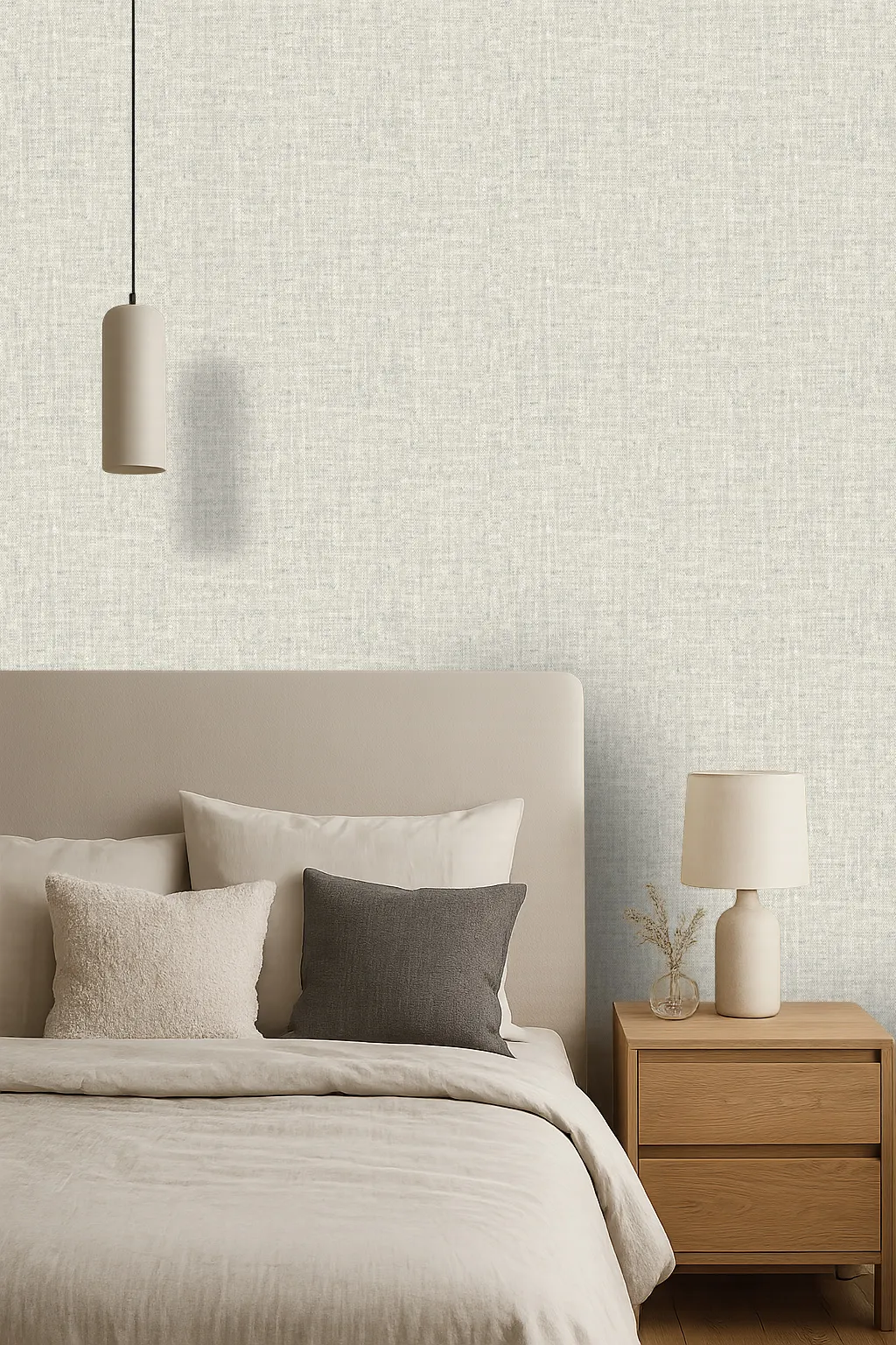 delux-970530-copia Delux Textured Wallpaper by Wow - Premium in Light Gray with Beige - Image 1