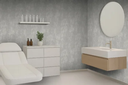 Delux Textured Wallpaper by Wow - Premium in Light Gray