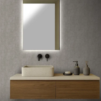 Delux Textured Wallpaper by Wow - Premium in Light Gray