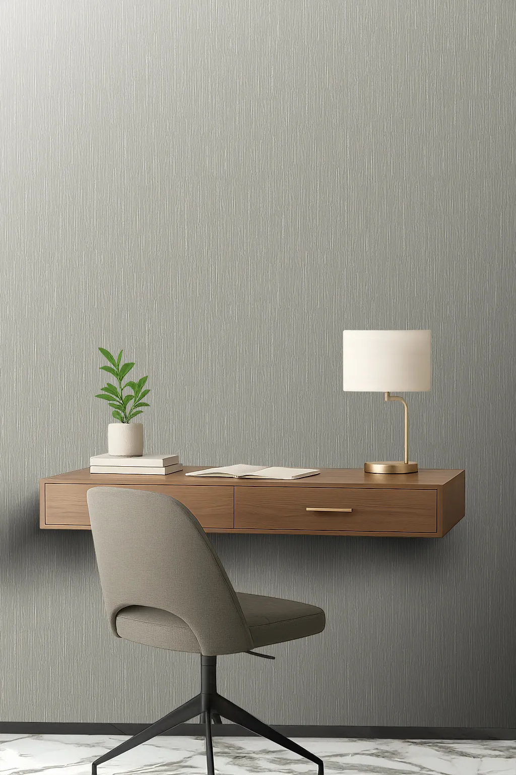 delux-973703-copia Delux Textured Wallpaper by Wow - Premium in Light Gray with Beige - Image 1