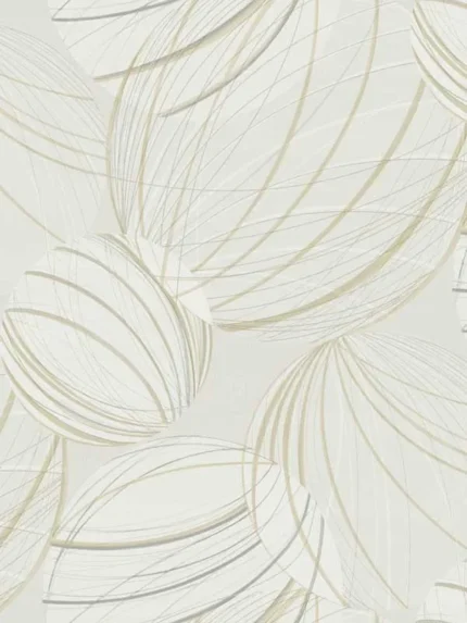 blonde patterned wallpaper for bedroom by Candice Olson