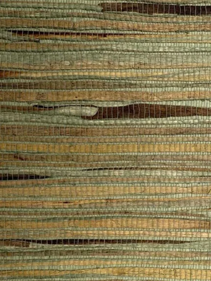 sage textured wallpaper for office by Europatex