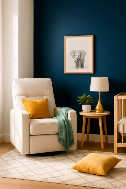 Kids Wallpaper by Wow - Modern in Charcoal with Navy