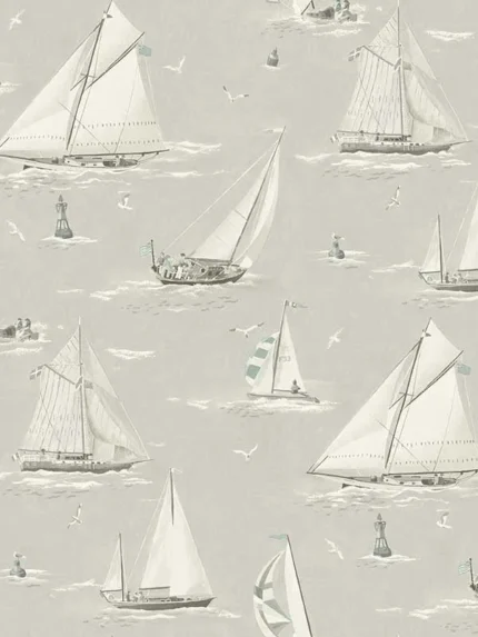 light grey patterned wallpaper for bedroom by Chesapeake