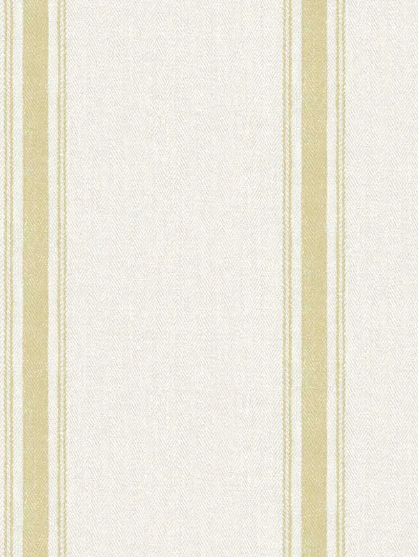 wheat striped wallpaper for bedroom by Chesapeake