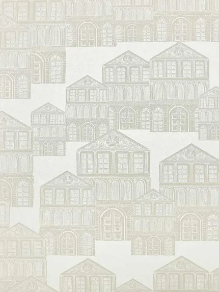 01 ivory patterned wallpaper for bedroom by Maxwell