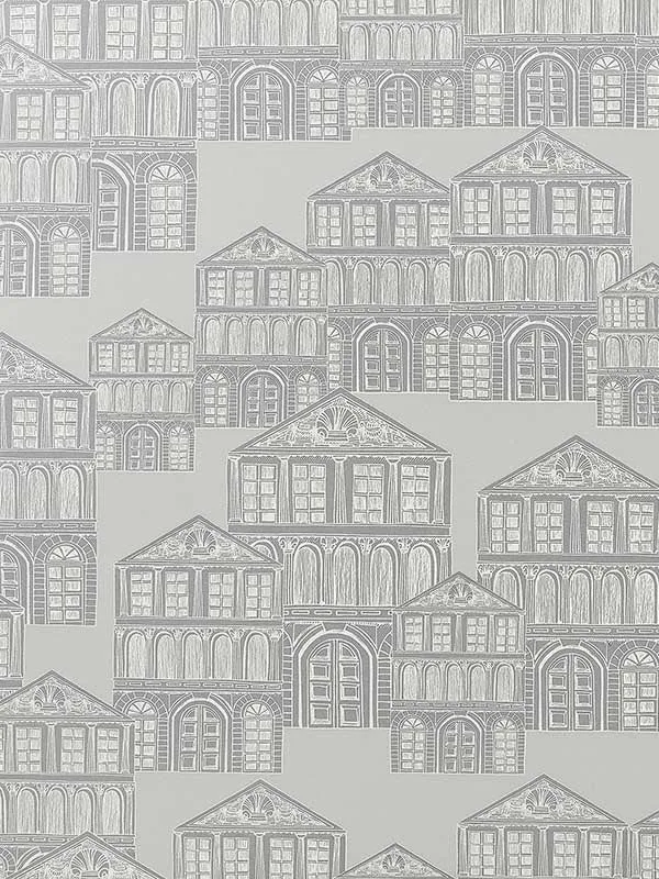 04 soft grey patterned wallpaper for bedroom by Maxwell
