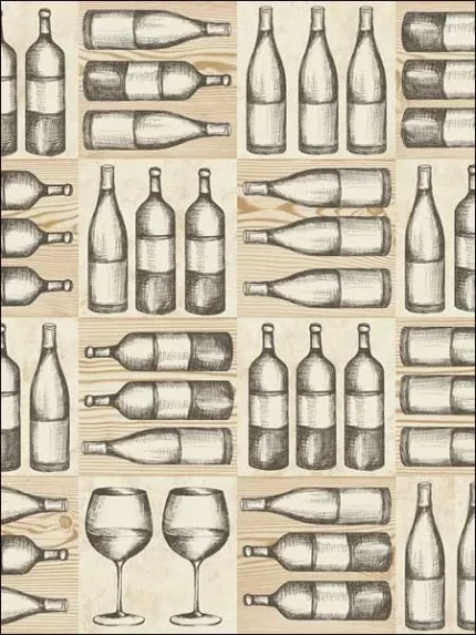 52106 patterned wallpaper for bedroom by Pelican Prints