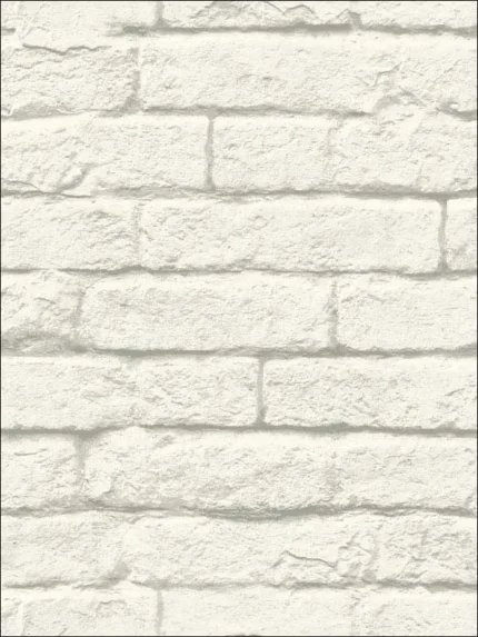 white patterned wallpaper for bedroom by Magnolia Home  by Joanna Gaines