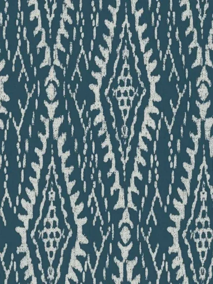 indigo patterned wallpaper for bedroom by York Designer Series