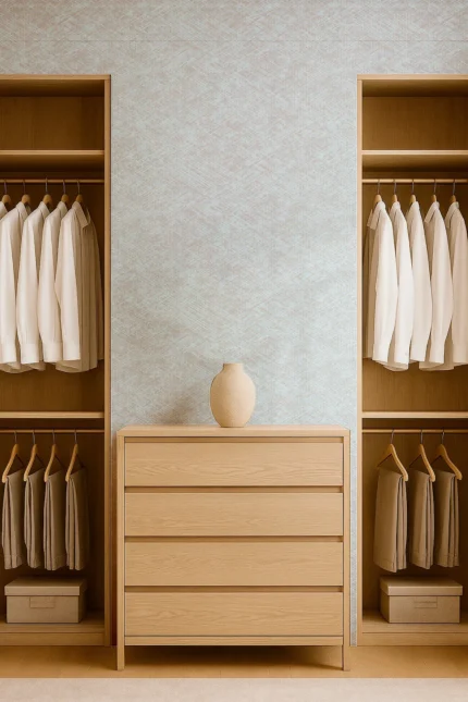 Rutger Geometric Wallpaper by Wow - Modern in Light Gray with Beige