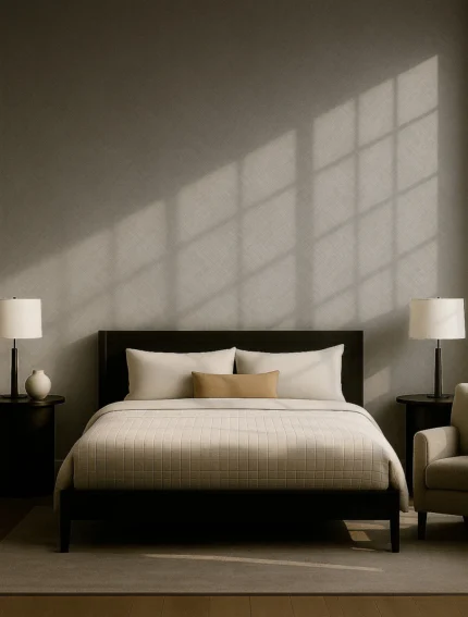 Rutger Textured Wallpaper by Wow - Modern in Light Gray with Silver