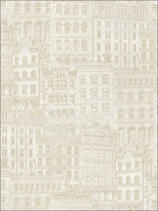 warm neutral beige patterned wallpaper for bedroom by Pelican Prints