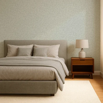 Textil Textured Wallpaper by Wow - Modern in Light Gray with Beige