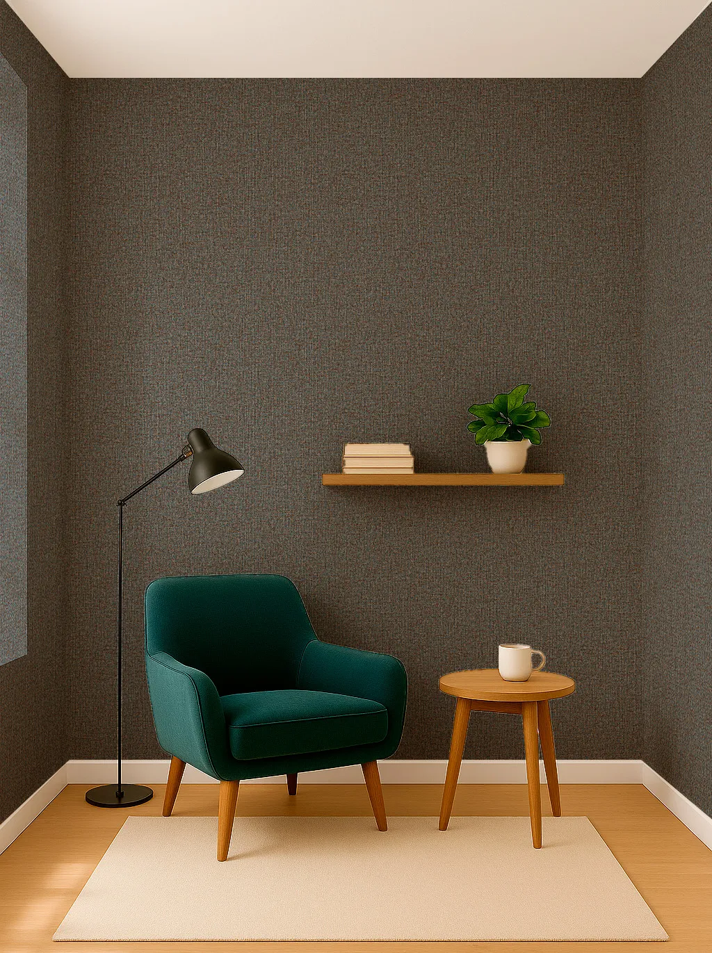 tex3049 Textil Textured Wallpaper by Wow - Premium in Light Gray - Image 1