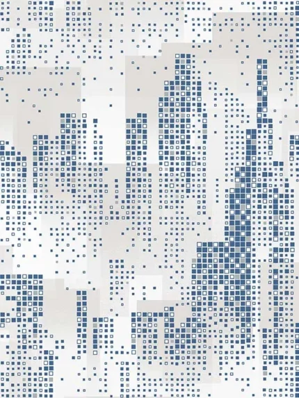 whie patterned wallpaper for bedroom by Veer Decor