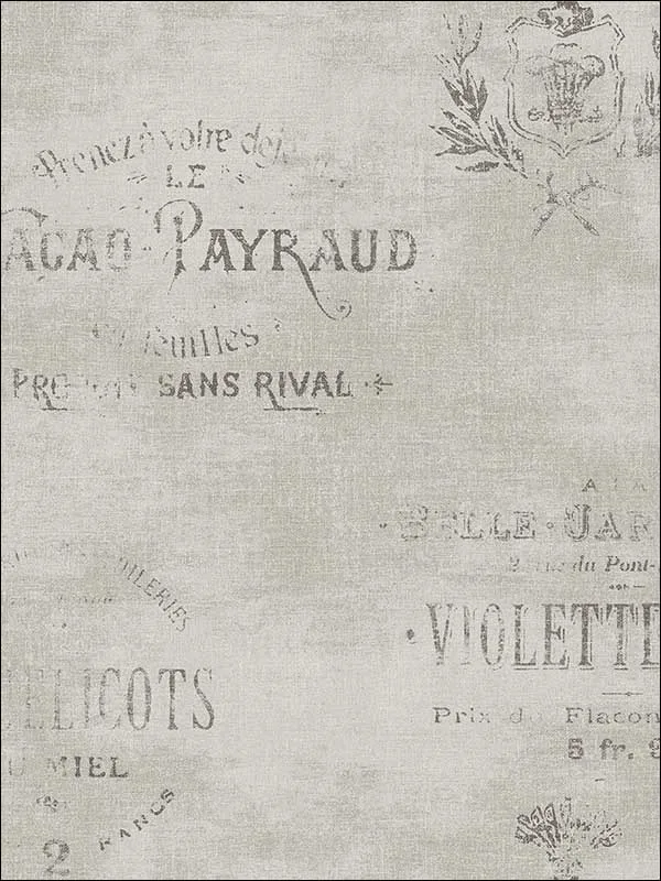 gray patterned wallpaper for bedroom by Pelican Prints