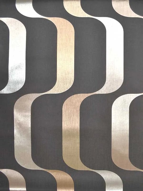 black patterned wallpaper for bedroom by York