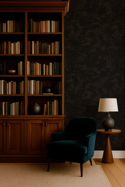 Signature Textured Wallpaper by Wow - Modern in Charcoal